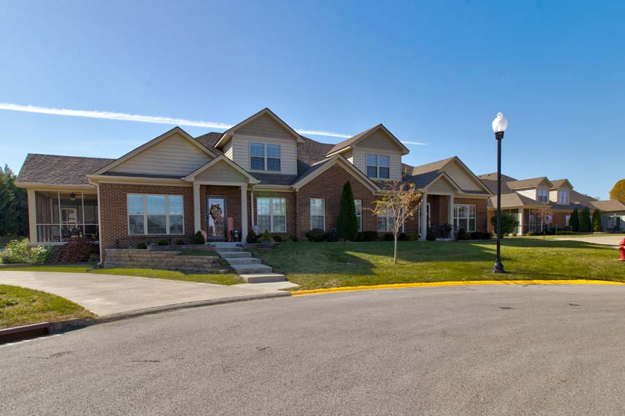 Exterior of Old Silo Hill #2 retirement condominium homes